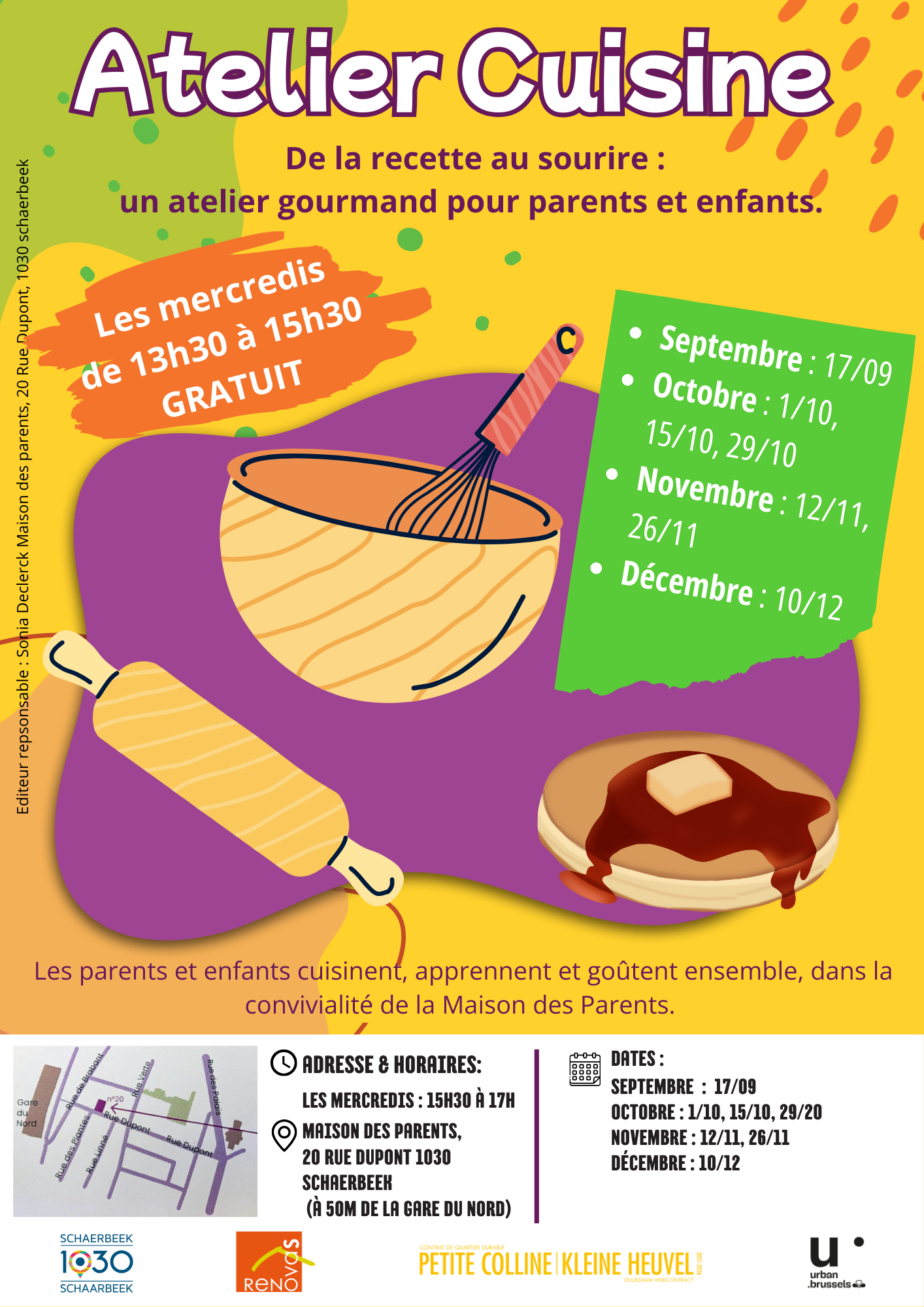 Affiche atelier cuisine PE sept.déc_2025
